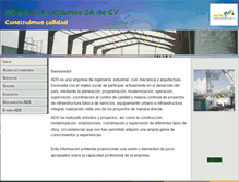 Tablet Screenshot of adsconstrucciones.com